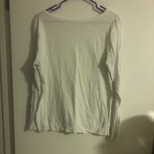 GAP large white long sleeve t shirt